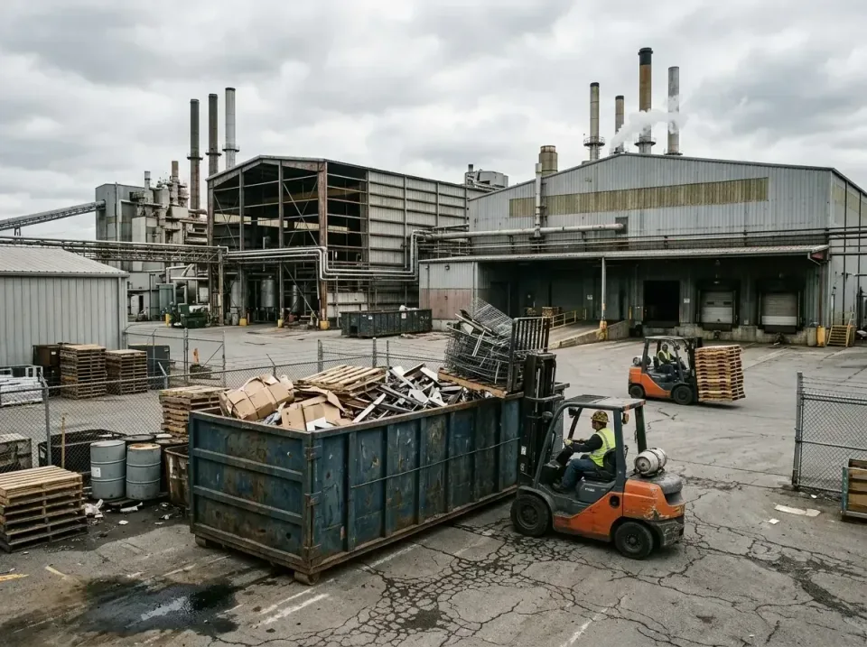 industrial-factory-scrap-conta-003 — frequently asked questions, Cheap Roll-off Dumpster Rentals in Steger, IL
